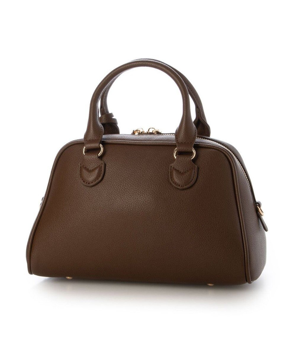 UNBILLION カシュカシュ cachechche / シボフェイクレザー2wayボストンバッグ 