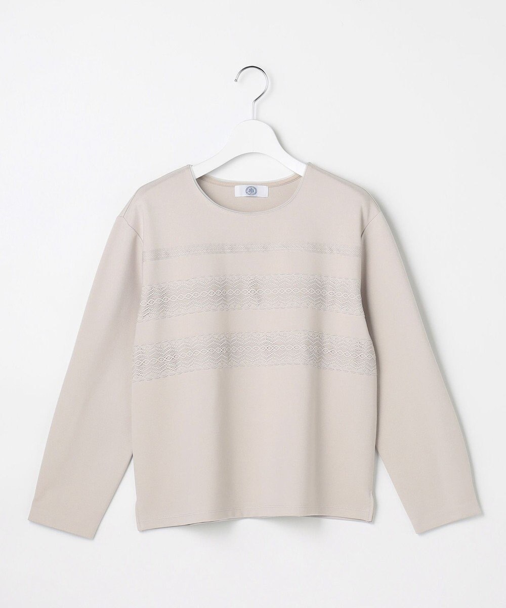 J.PRESS LADIES S アモーレポンチ レース カットソー 