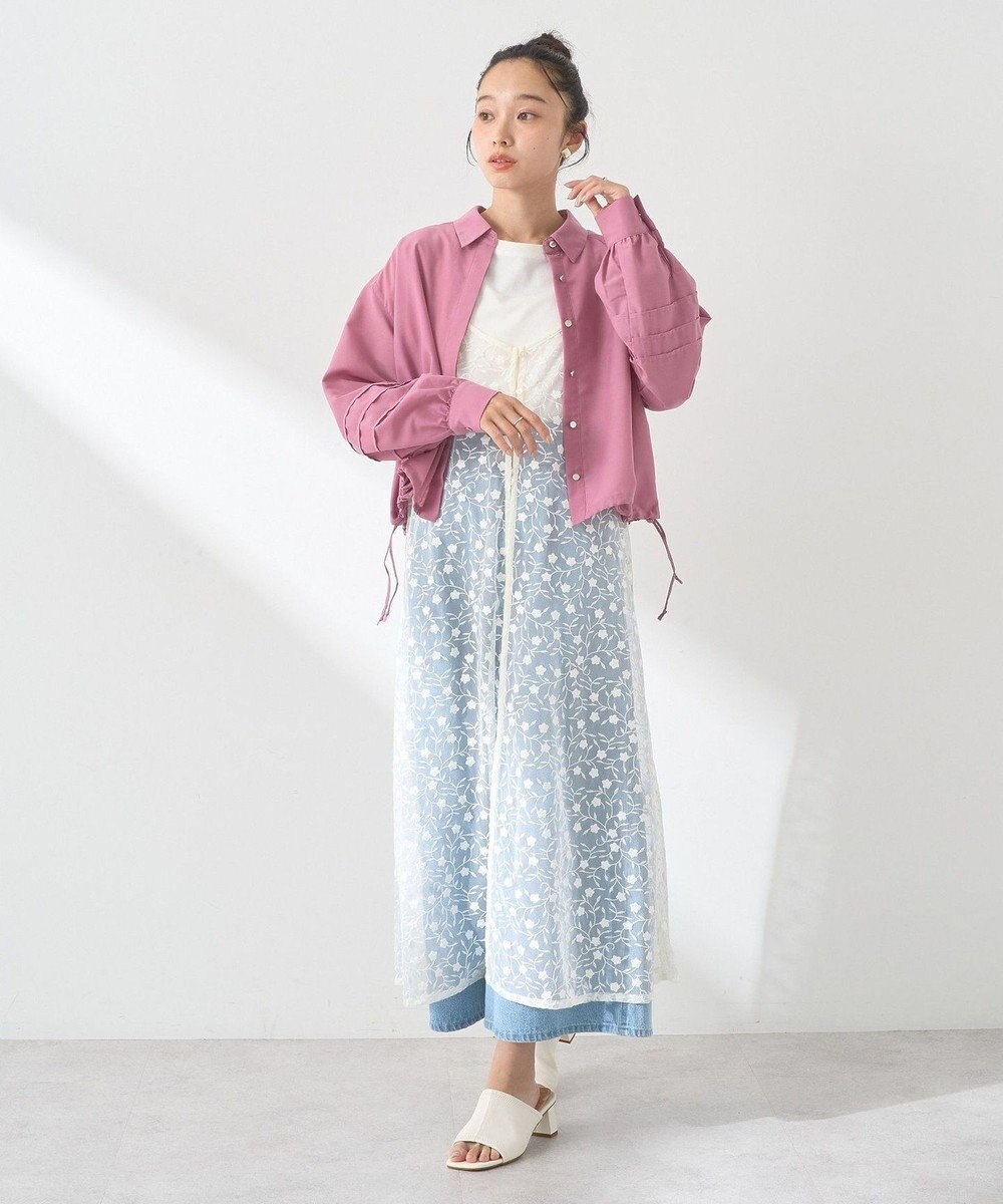 earth music&ecology タックスリーブシャツ 