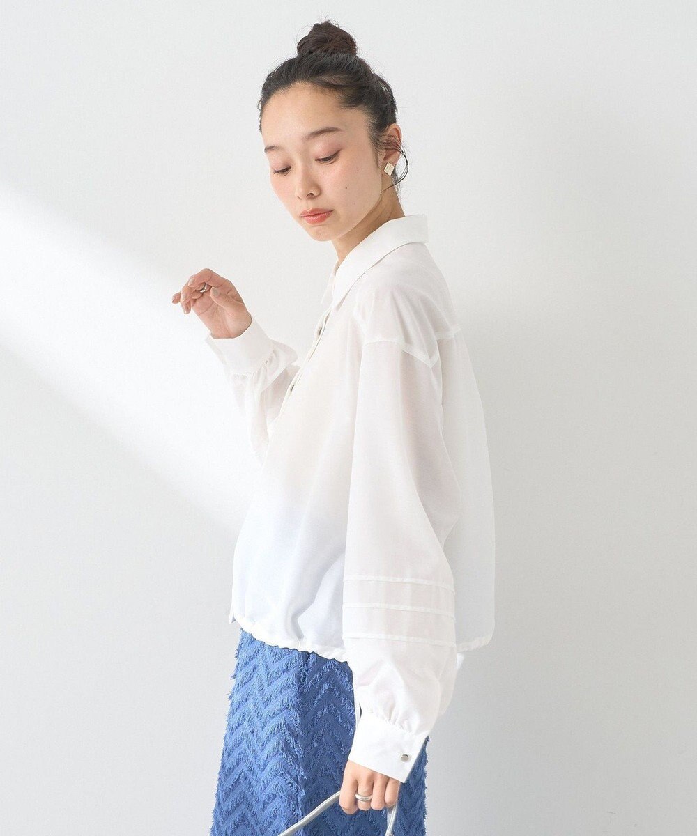 earth music&ecology タックスリーブシャツ 