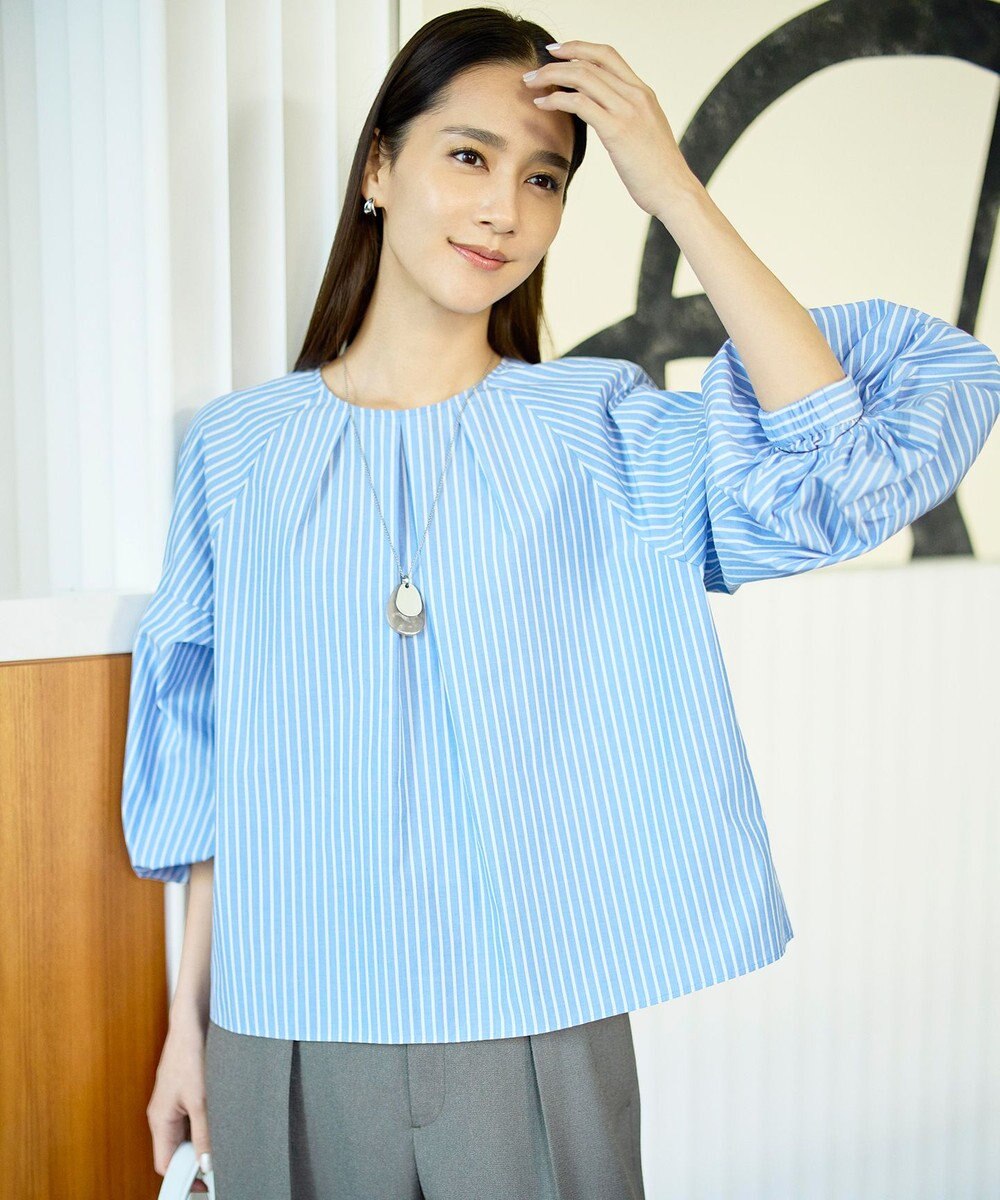 自由区 S 【SHIHOさん着用】ボリュームスリーブ ブラウス 