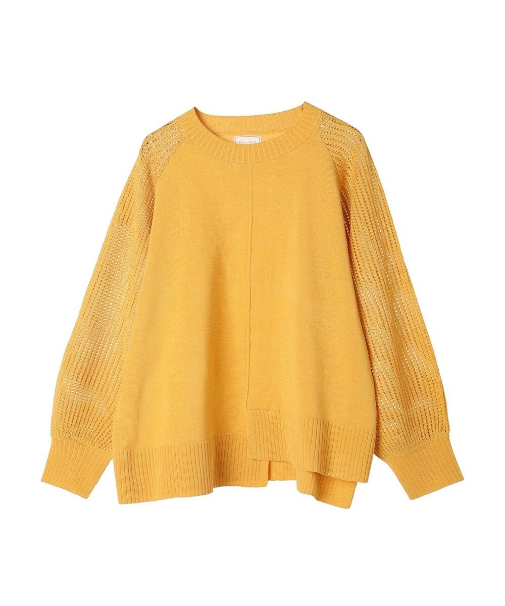 Green Parks ショルダーメッシュニットプルオーバー 