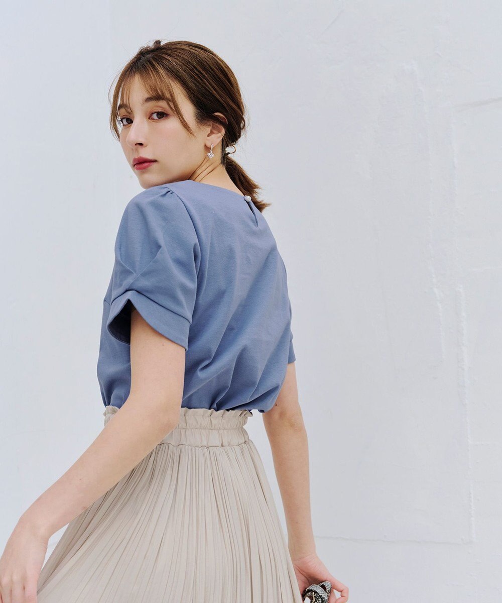 Tiaclasse 【UVケア・接触冷感】“あまラク” ハートネックカットソートップス 