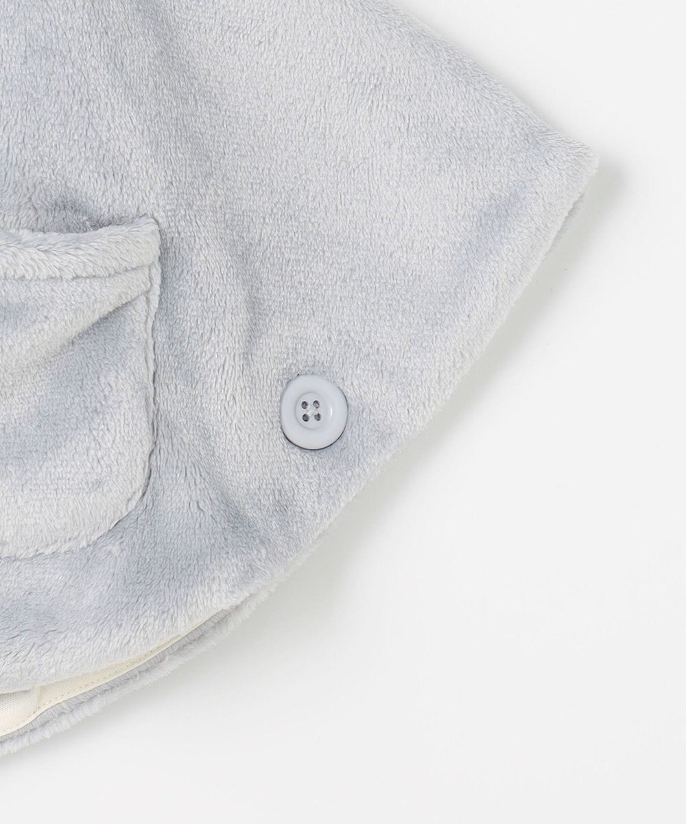 組曲 KIDS 【90㎝】あったかリバーシブルマント 