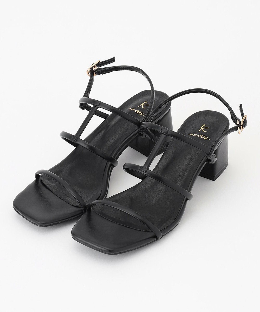 組曲 ナローストラップサンダル 