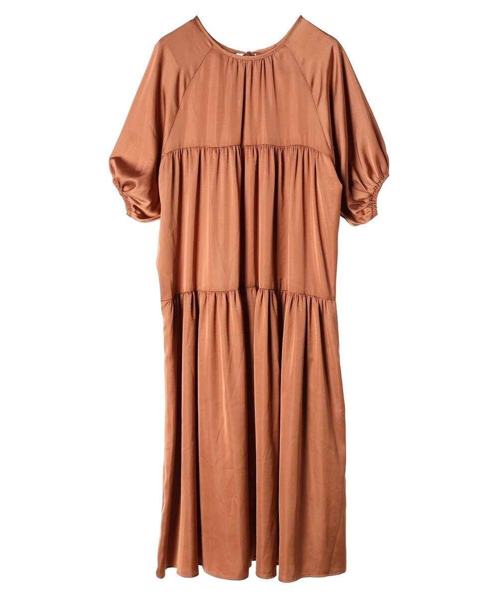 Green Parks armonia．ティアード切り替えワンピース 