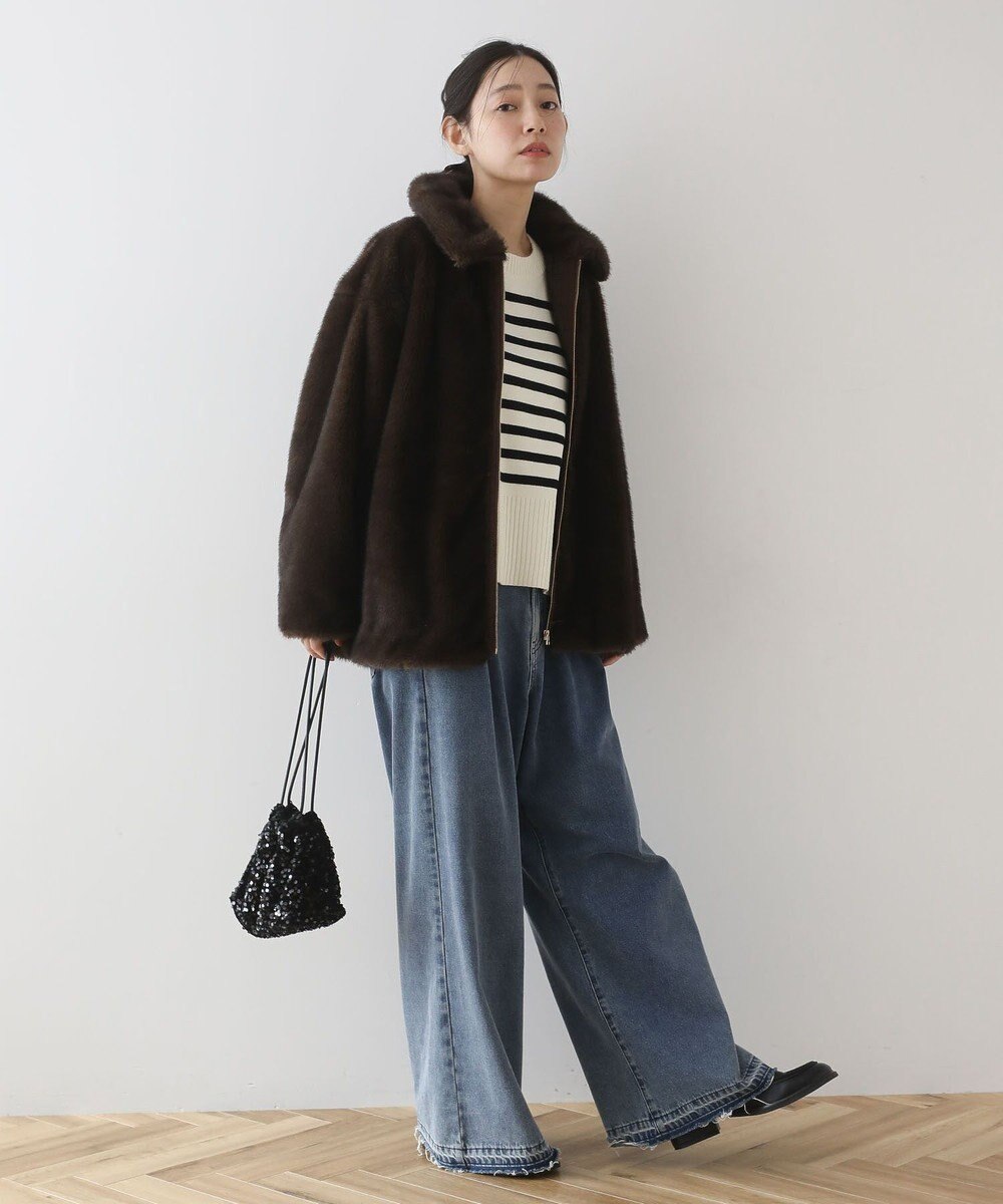 Green Parks ＯＴＯ．ＨＡ．ベロアスパンコールショルダーバック 