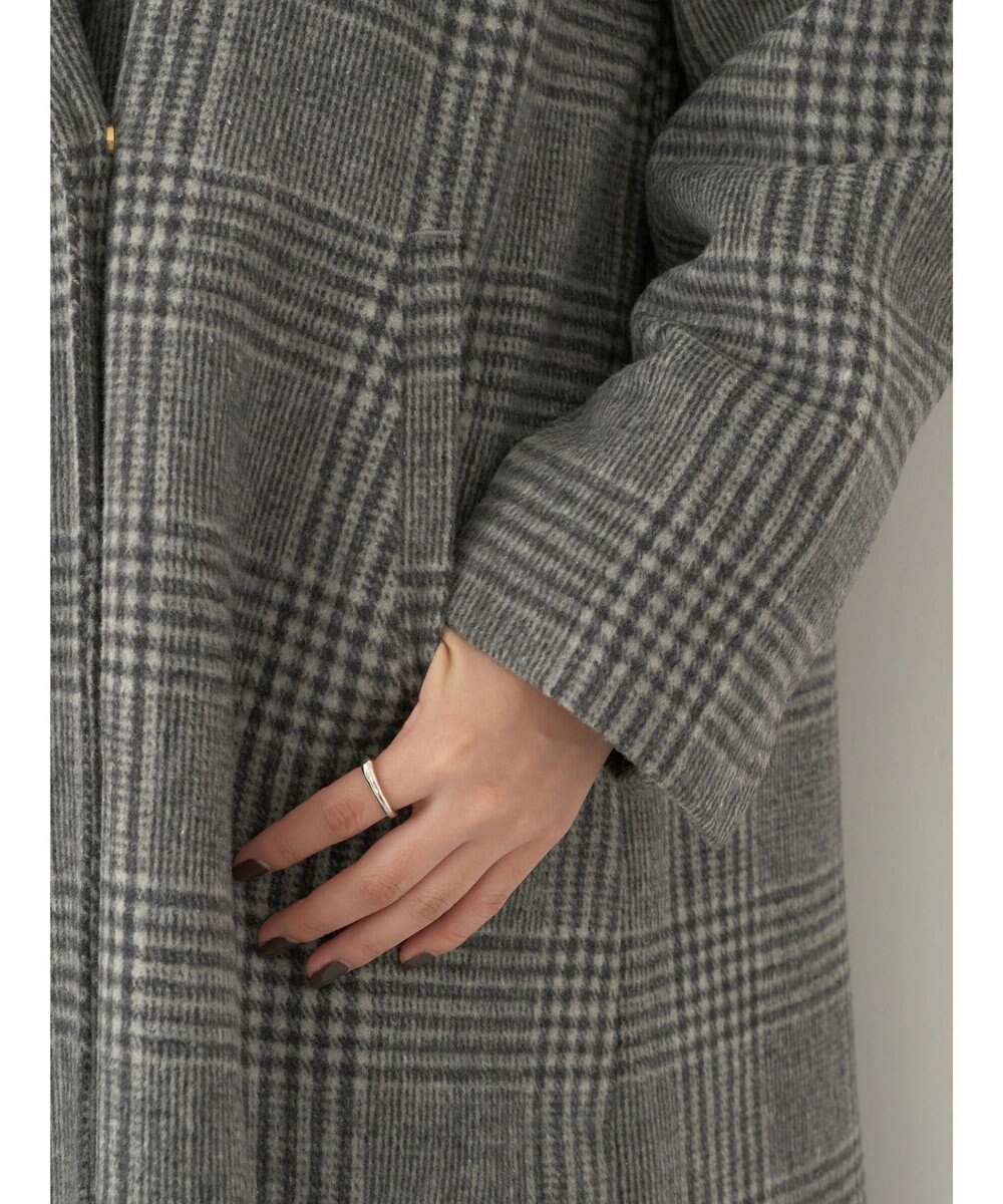 earth music&ecology チェスターコート（チェック） 