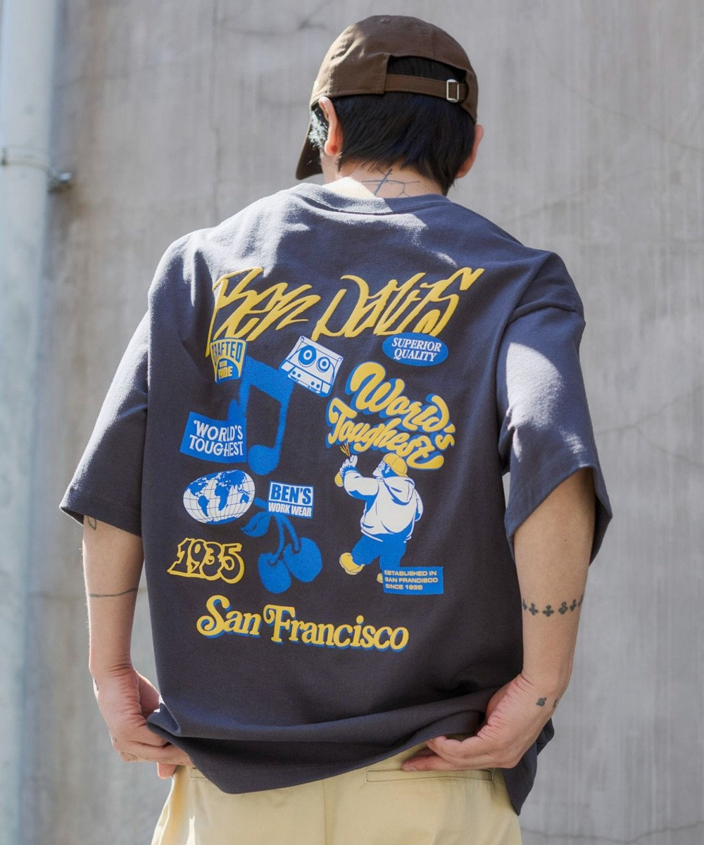 WEGO 【SMLサイズ展開】別注BENDAVISグラフィックT（SS） 