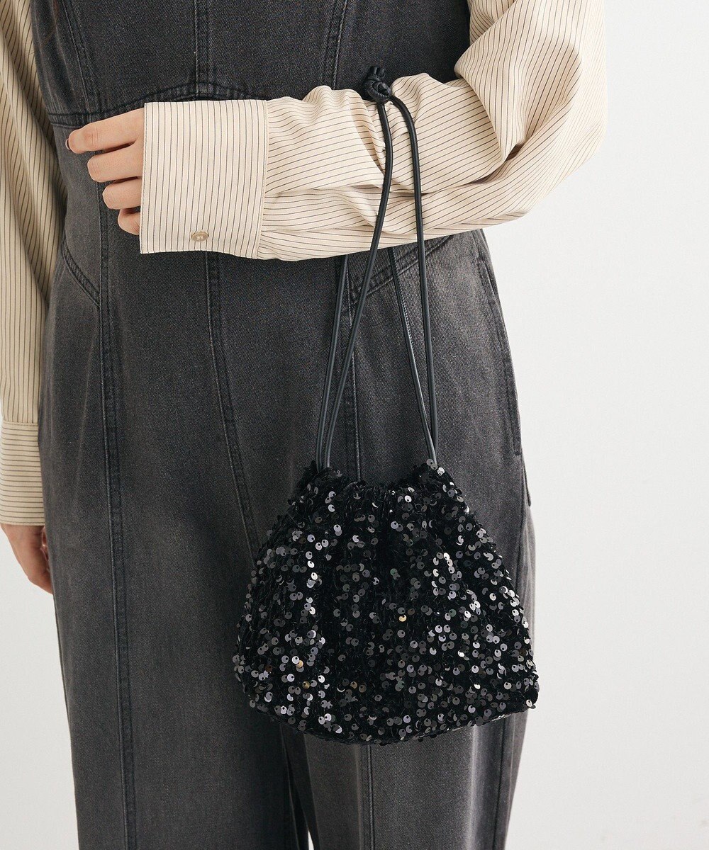 Green Parks ＯＴＯ．ＨＡ．ベロアスパンコールショルダーバック 