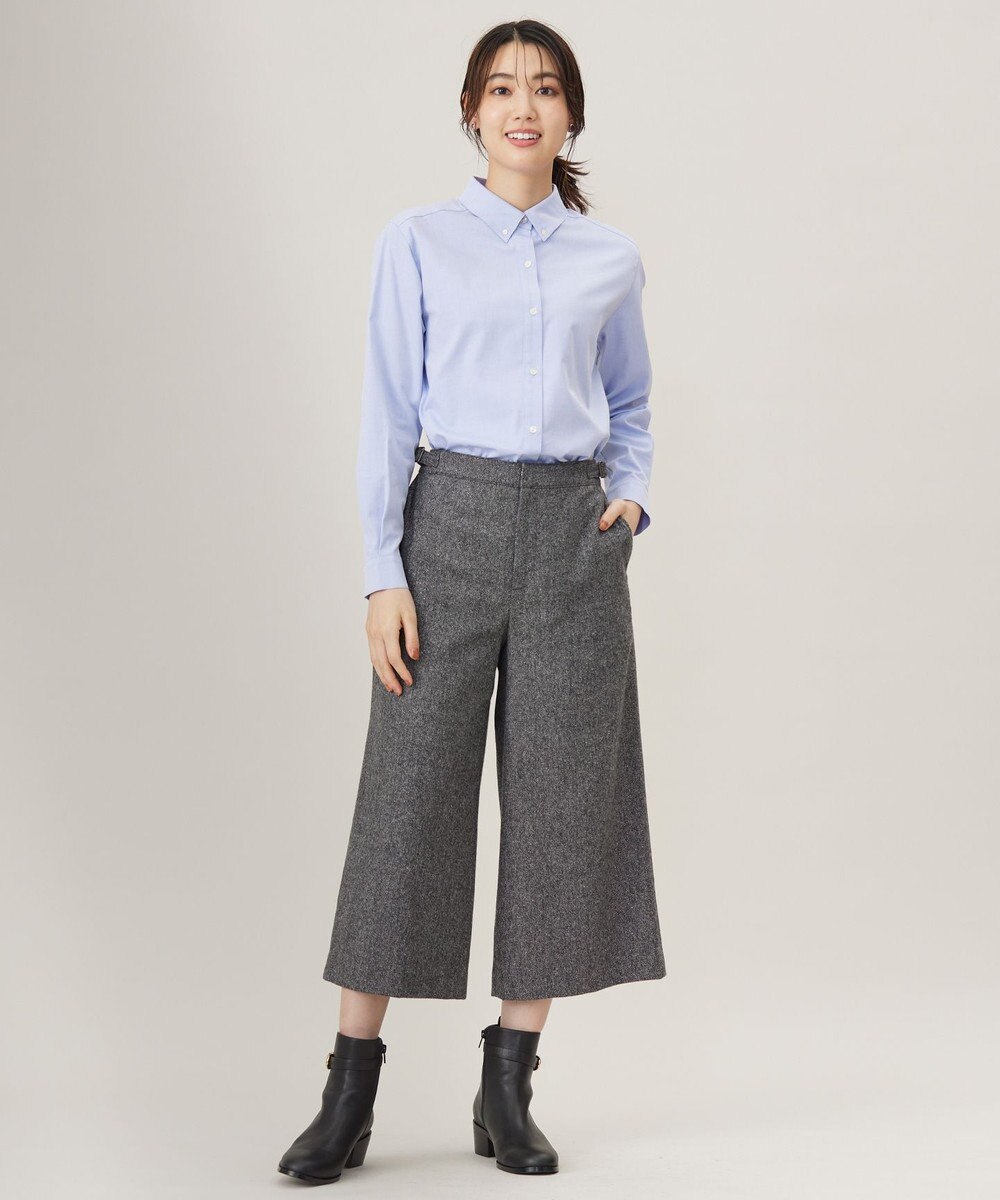 J.PRESS LADIES S 【WEB限定カラーあり】ツイードツイル キュロット パンツ 