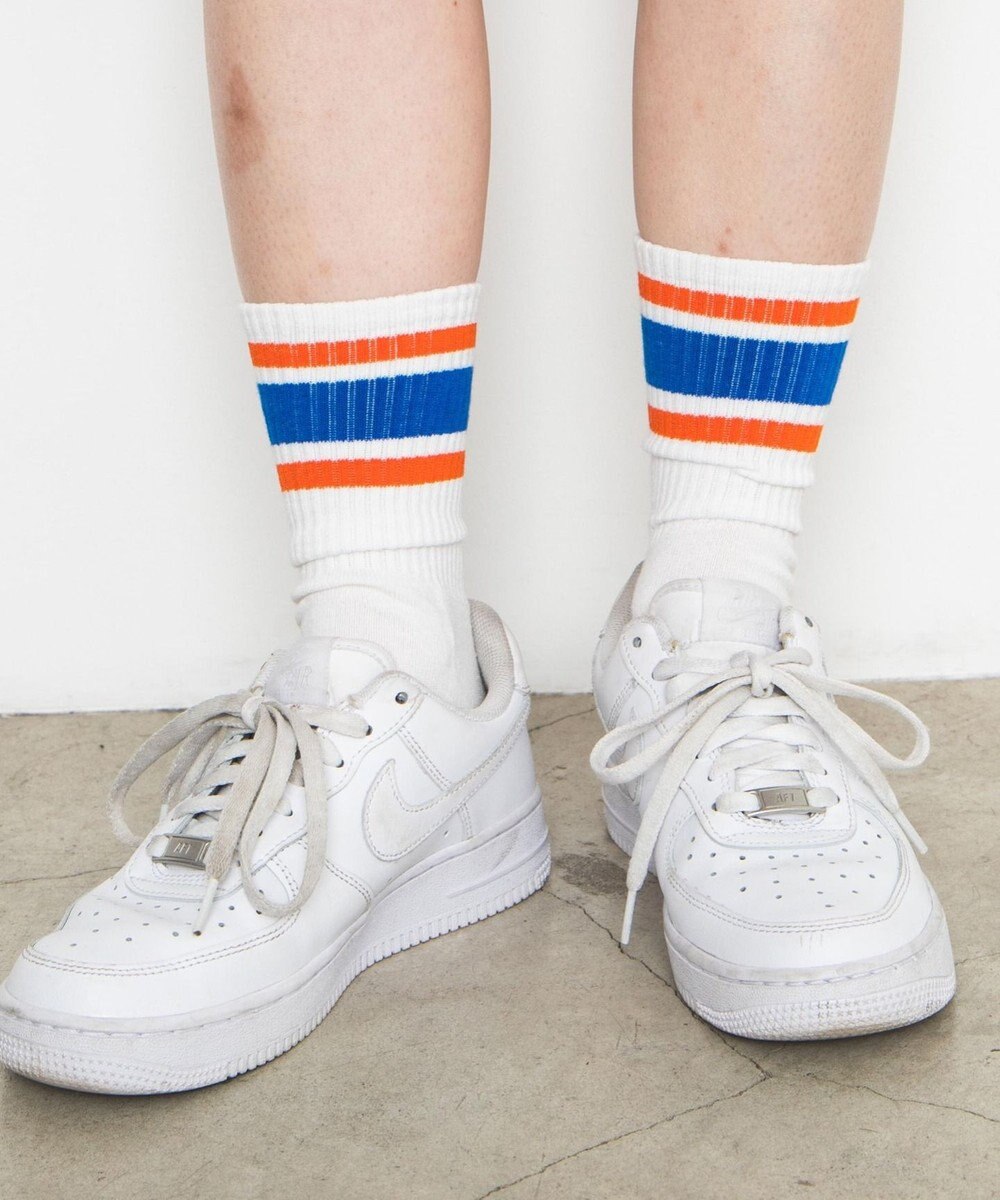 WEGO 底パイルラインソックス 