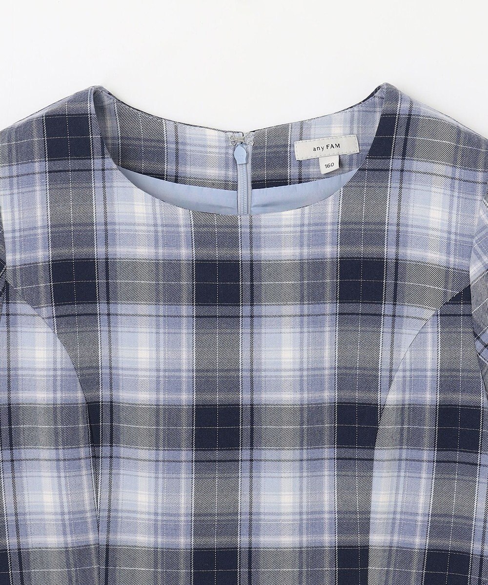 ANY KIDS ジャケット付き チェック ワンピース 