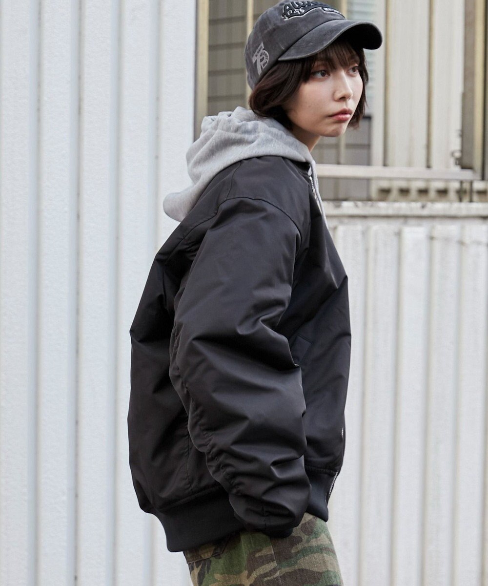 WEGO 【ユニセックス着用ITEM】パテッドフードMA－1 