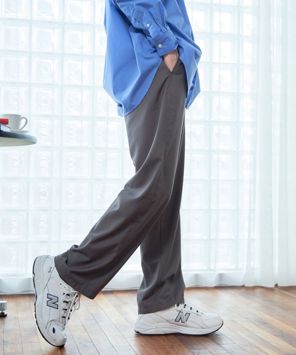 WEGO 【ウエストゴム】TRイージーストレートパンツ 