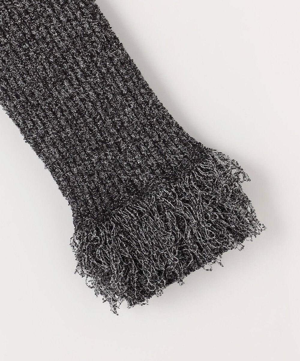 自由区 【PREMIUM KNIT COLLECTION】フリンジリブ ニット 