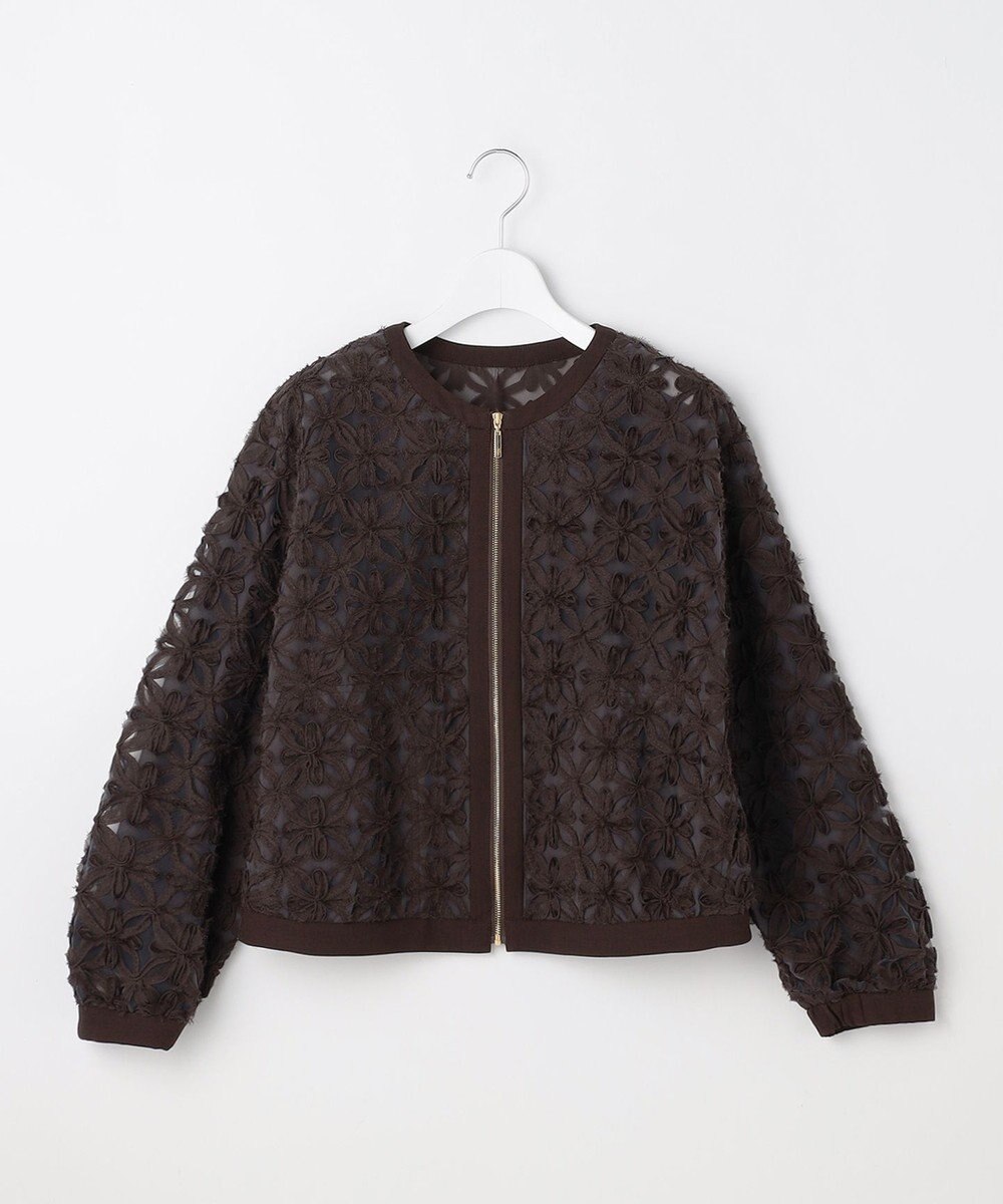 自由区 S 【SHIHOさん着用・展示会人気No.1・こだわり素材】テープエンブロイダリー ブルゾン 