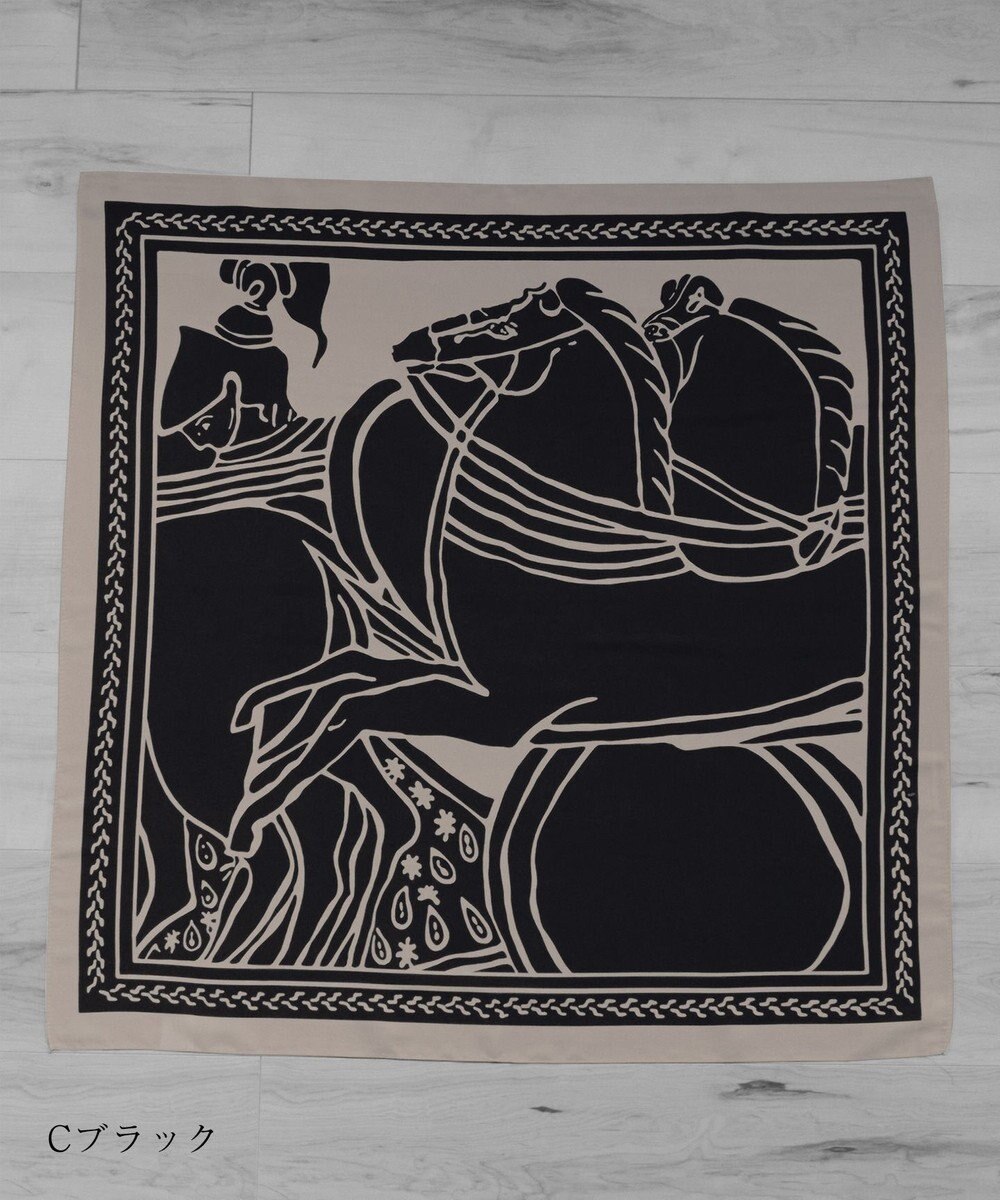 Tiaclasse 【小倉優子さん着用・選べる柄タイプ】大判スカーフ 