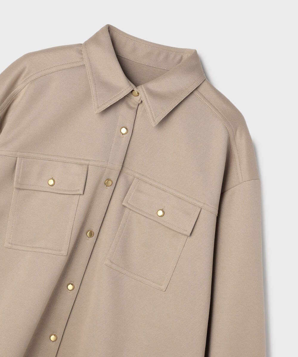 GRACE CONTINENTAL ジャージビッグシャツ 