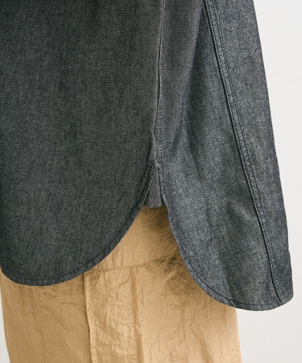 Green Parks デニムＢＩＧシャツ 