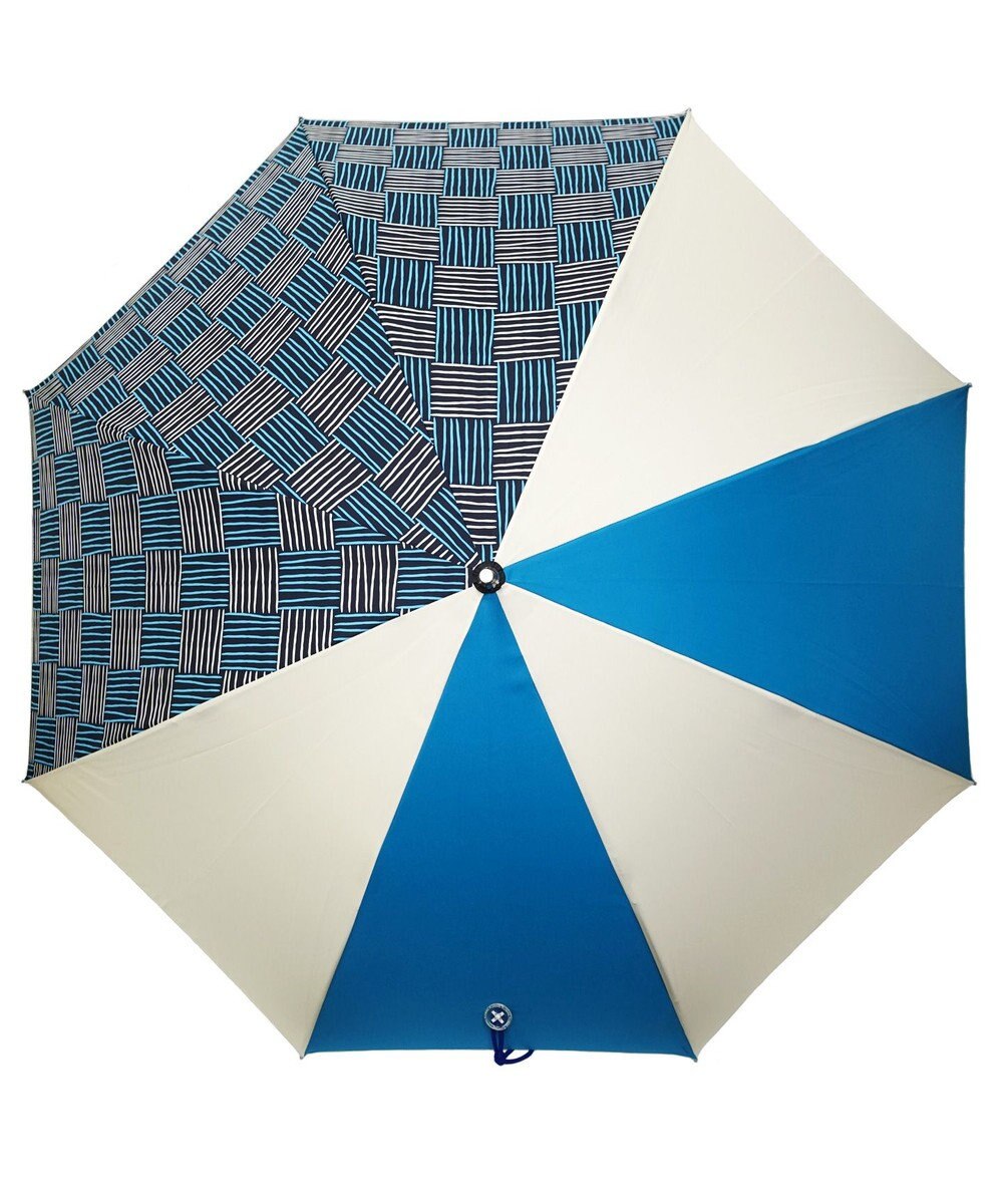 +RING UNISEX プラスリング 長傘60cm BLU/WHT T1275 