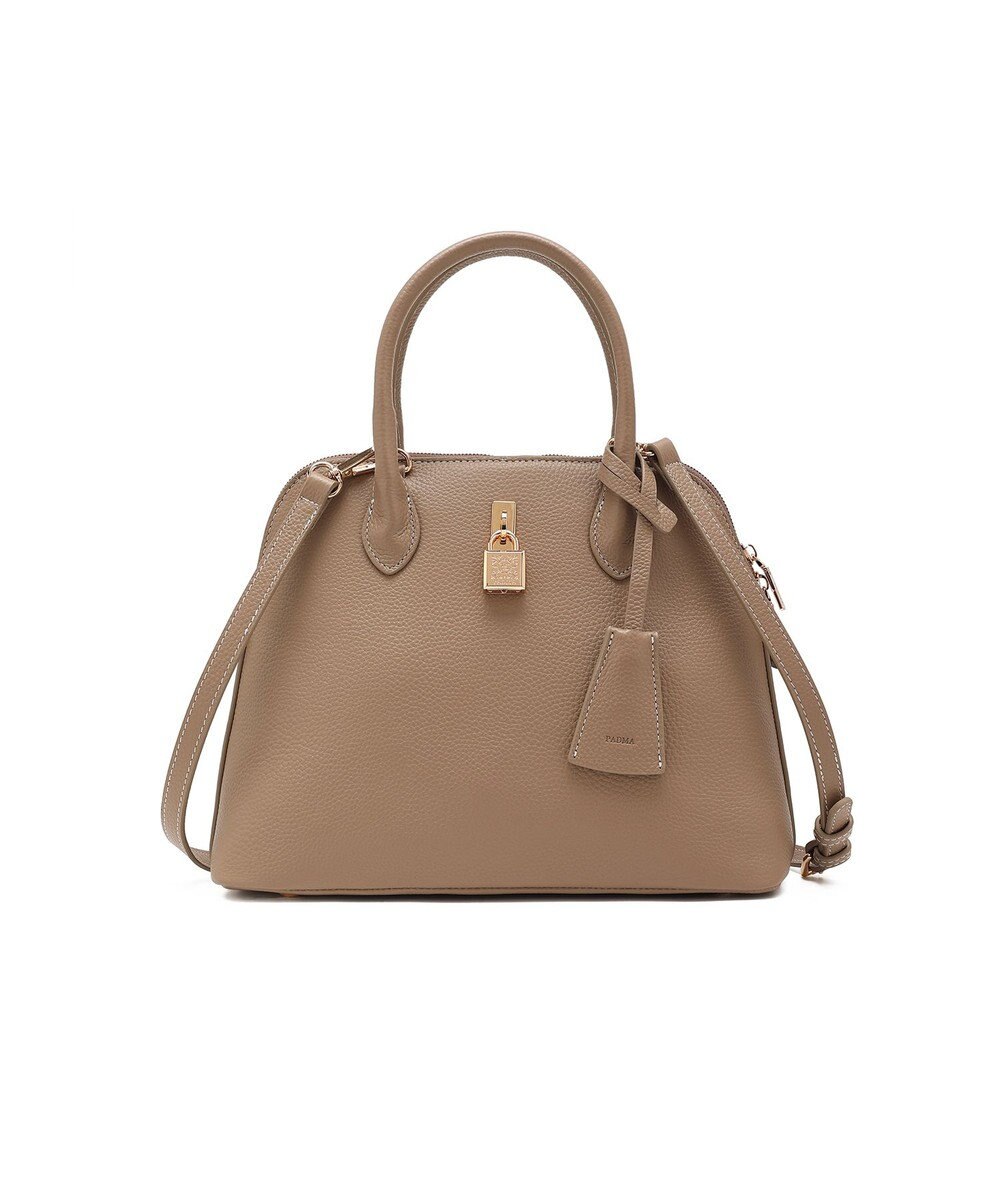 style code 【PADMA/パドマ】 キーチャーム付 本革ハンドバッグ 