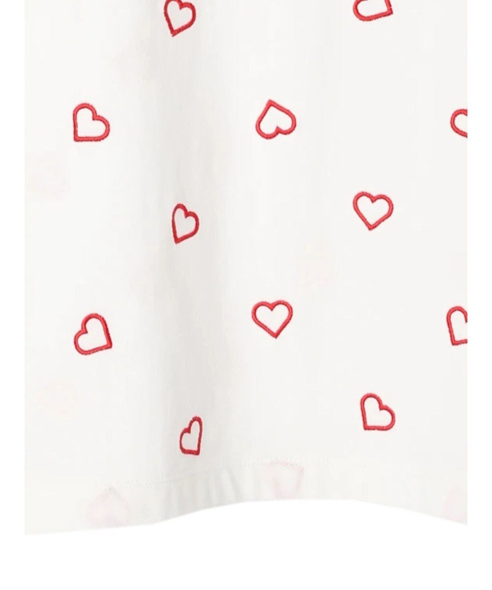 Green Parks ・Ｄｏｕｂｌｅ　Ｆｌａｇｓ　ハート刺繍ロンＴ 