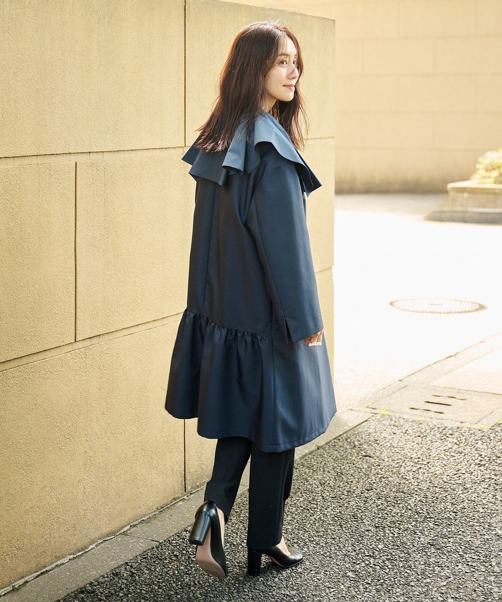 #Newans 【セレモニーにも】2wayタックフレアカラーブラウス 