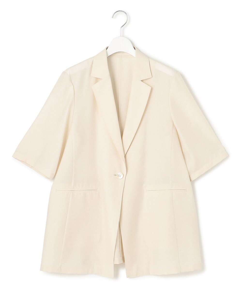 23区 【Oggi6月号掲載/速乾性/接触冷感】シアータンブラー ハーフスリーブ ジャケット 