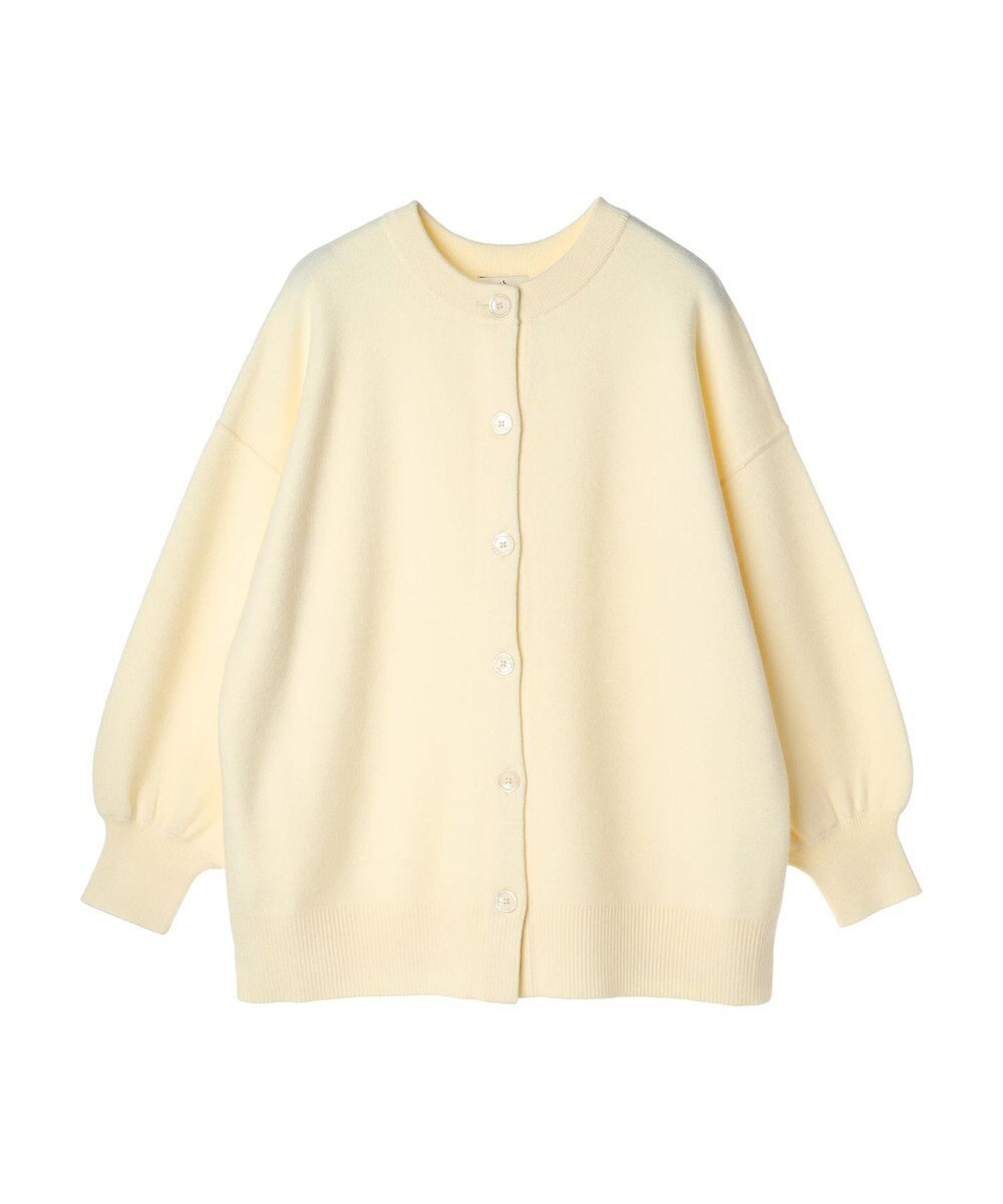 earth music&ecology やわらかタッチミドル丈カーディガン 