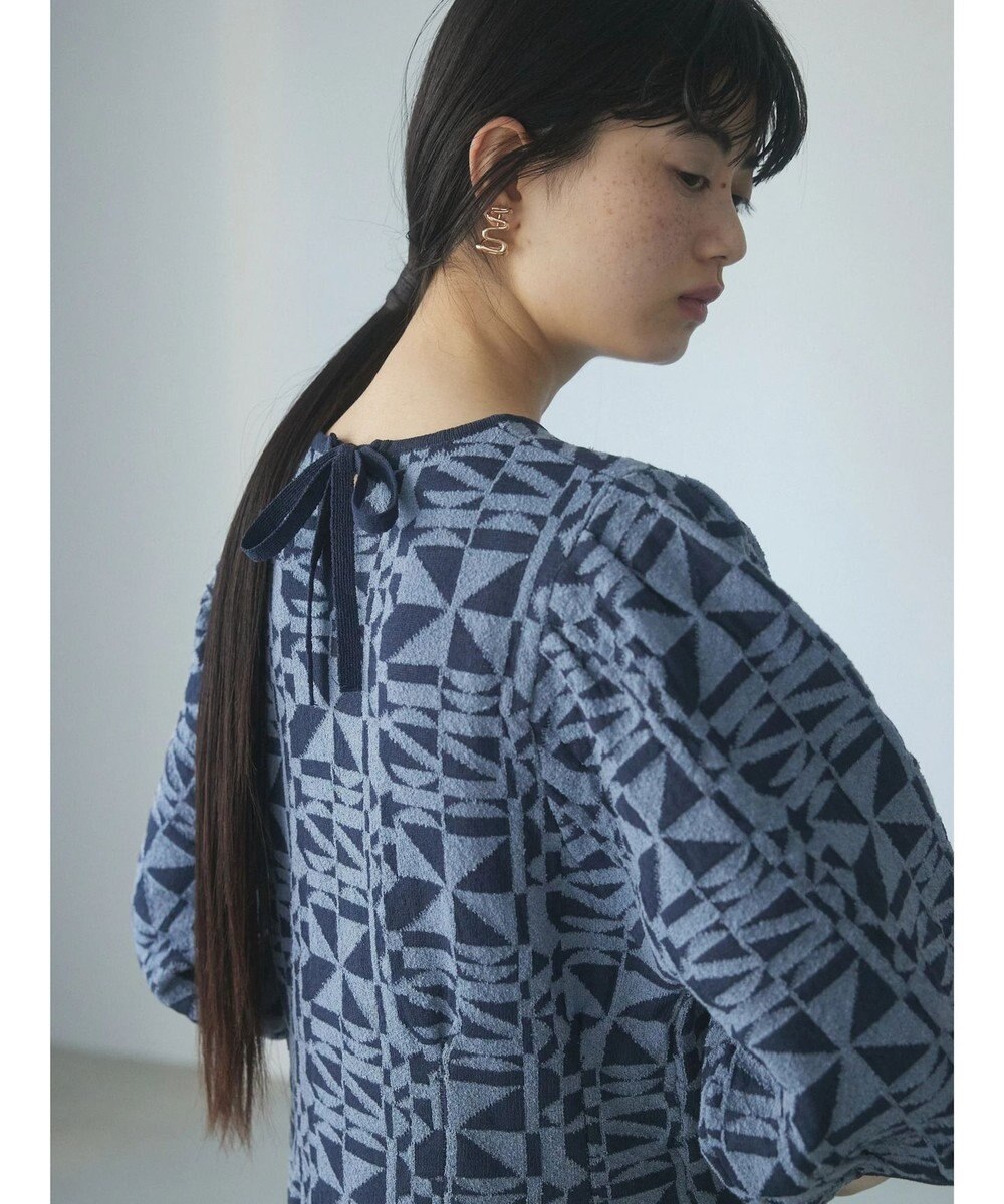 Green Parks ａ．ニットジャガード柄ワンピース 