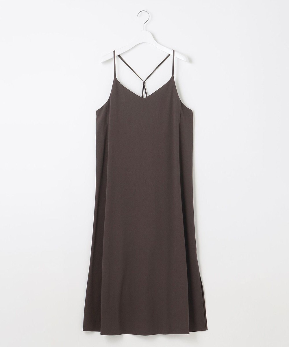 J.PRESS LADIES S 【WEB限定】サイロドライギャバ2wayストレッチ キャミワンピース 