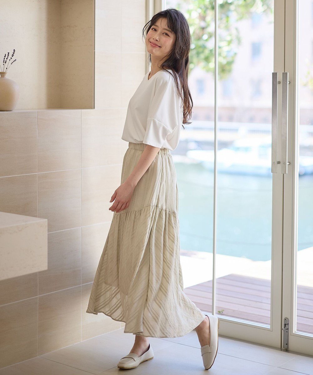 ANY ドライポンチVネックプルオーバー 