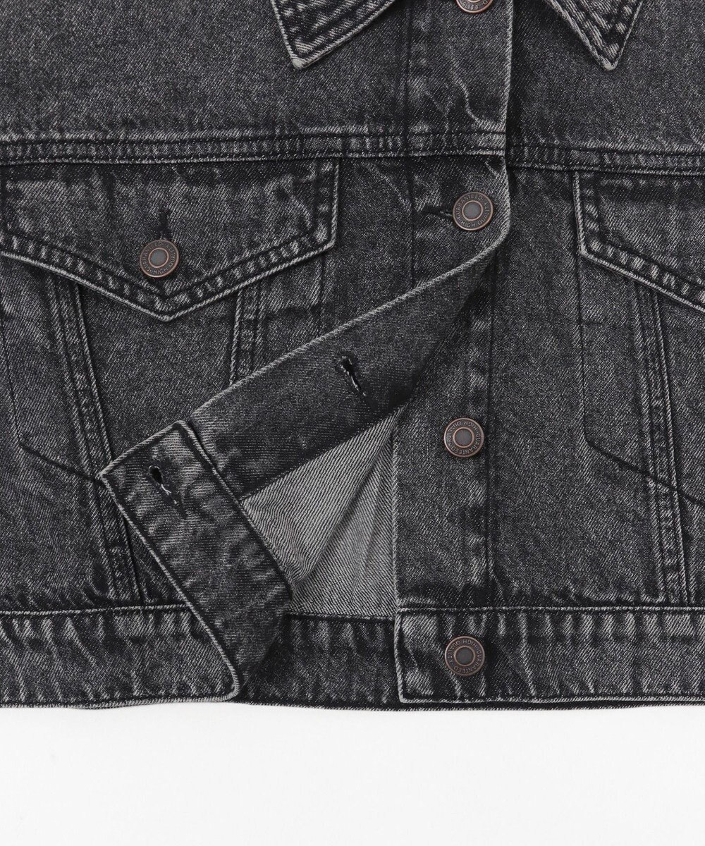 WEGO ヴィンテージウォッシュショートデニムジャケット 