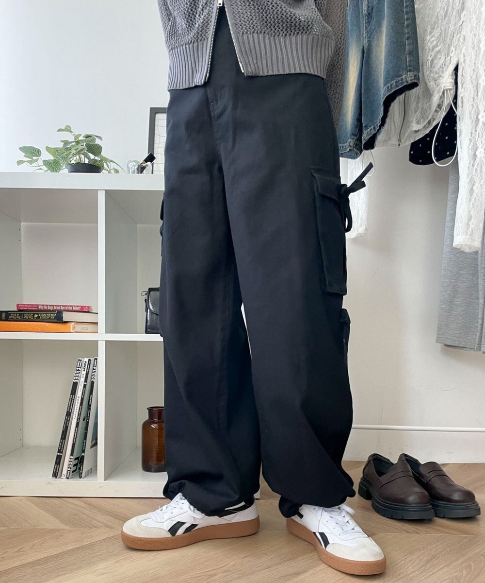 WEGO サイドリボンカーゴパンツ 