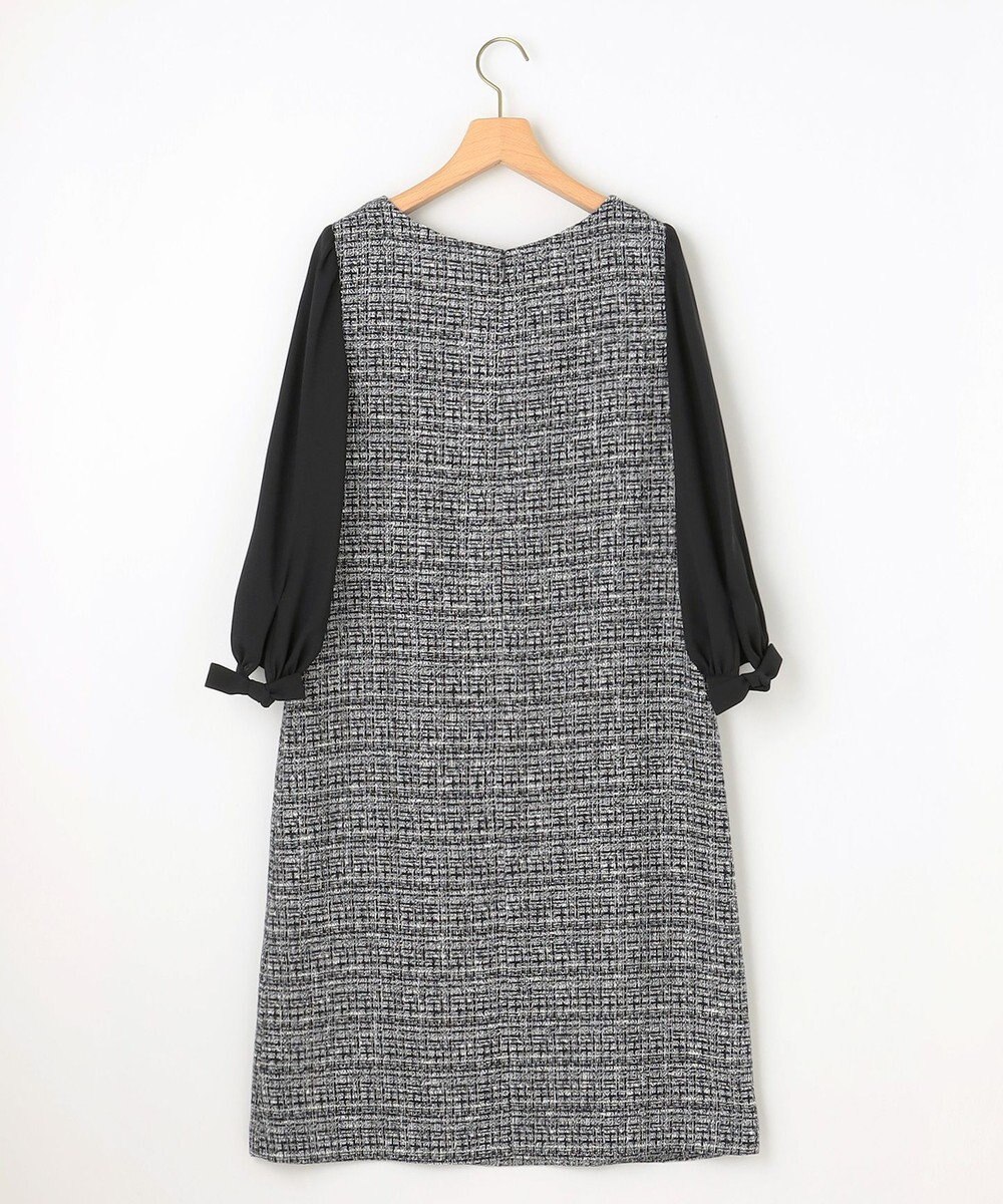 組曲 【KUMIKYOKU NAVY】ラメループモールツイード ワンピース 