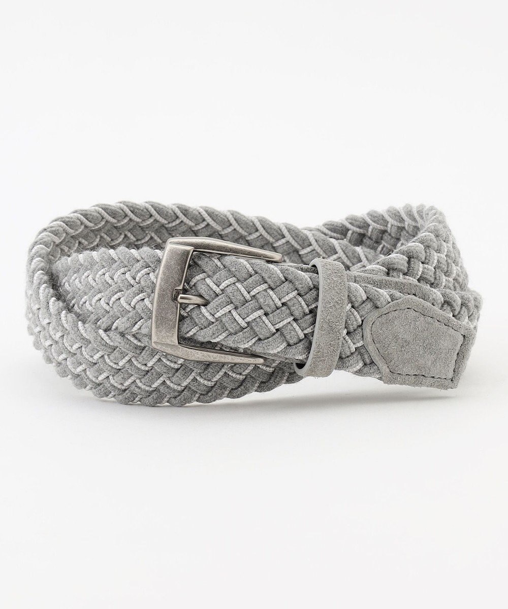 JOSEPH ABBOUD 【イタリア素材・ストレッチ・日本製】ウールビスコースストレッチ ベルト 