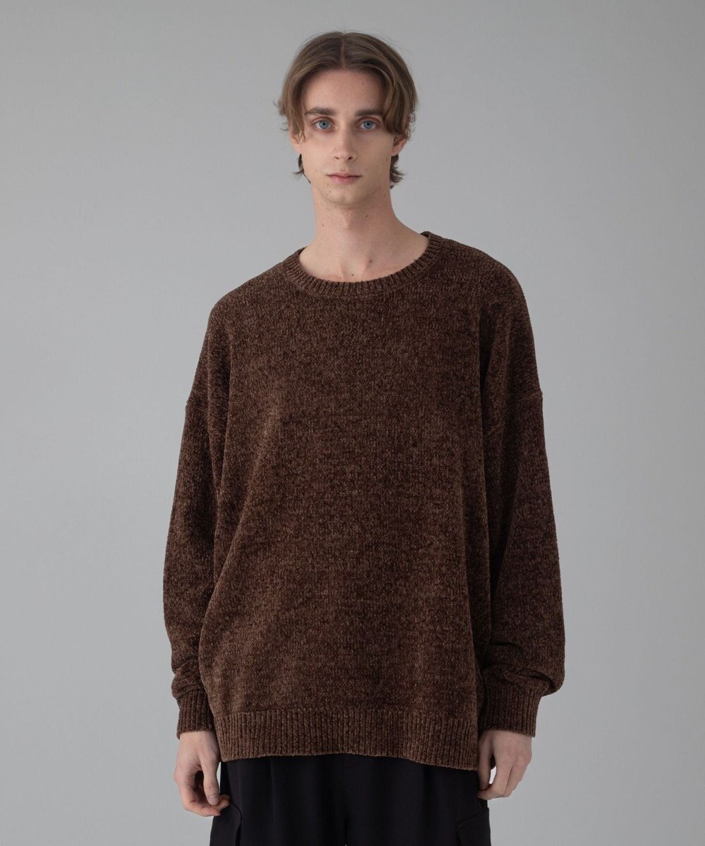 WEGO 【ユニセックス着用ITEM/MLサイズ展開】ベロアモールプルオーバー 