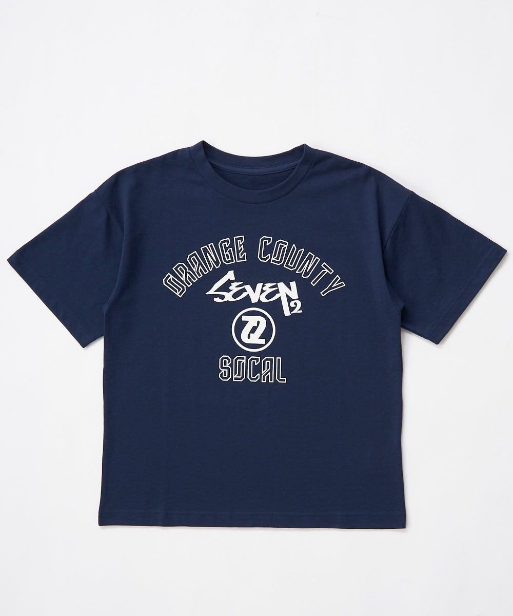 OP／FILA 【SEVEN2】カレッジロゴ半袖Tシャツ 