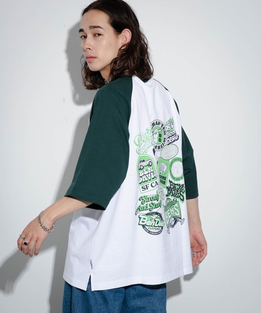 WEGO 【ユニセックス着用ITEM】別注ベンデイビスラグランT 