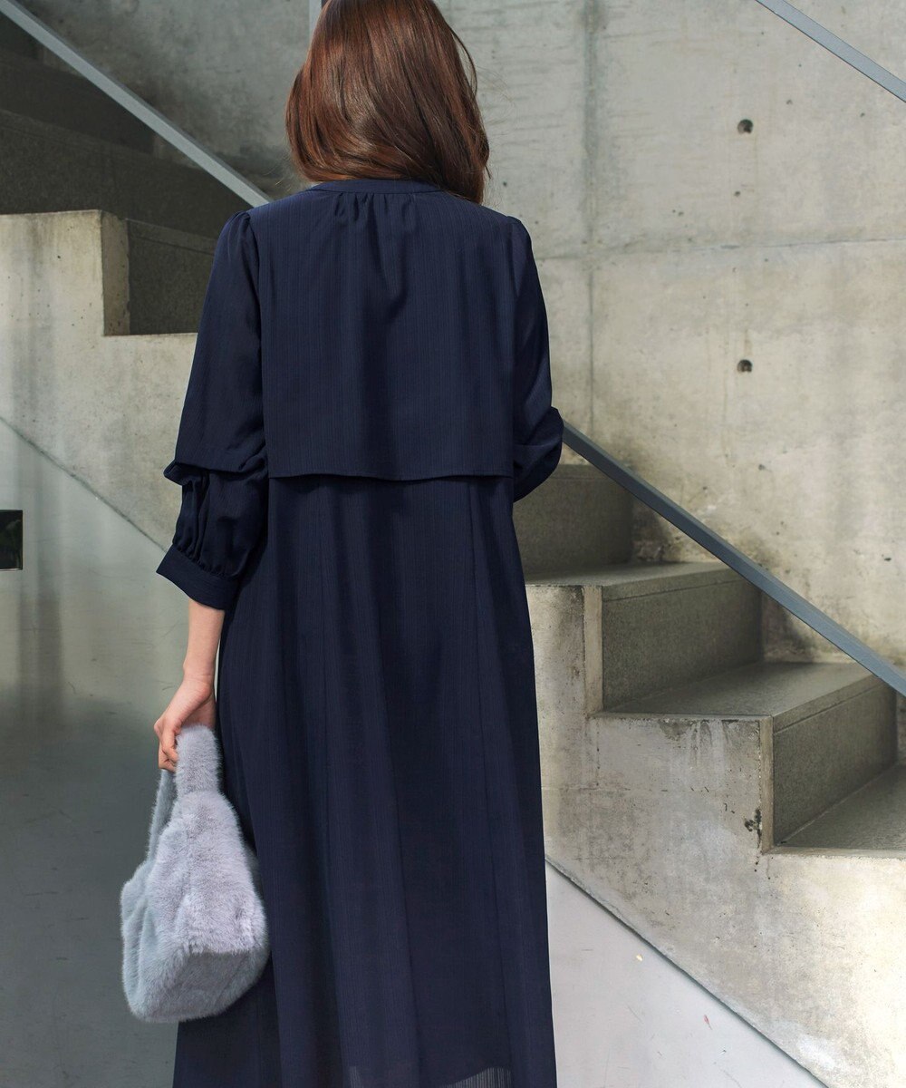 Tiaclasse つまみタック袖ワンピース 