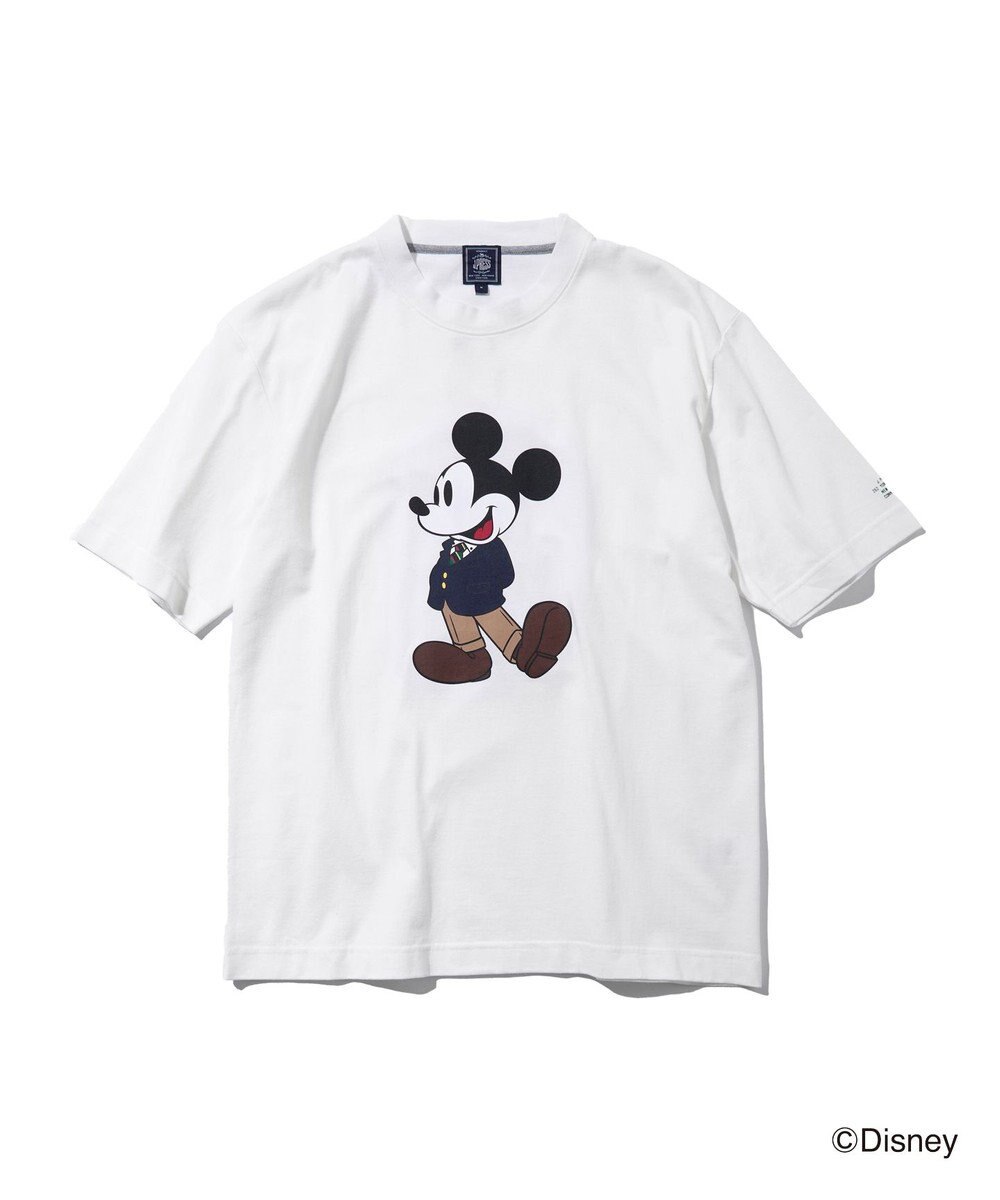 J.PRESS MEN 【DISNEY COLLECTION】【UNISEX】フロントイラストTシャツ / ミッキーマウス 
