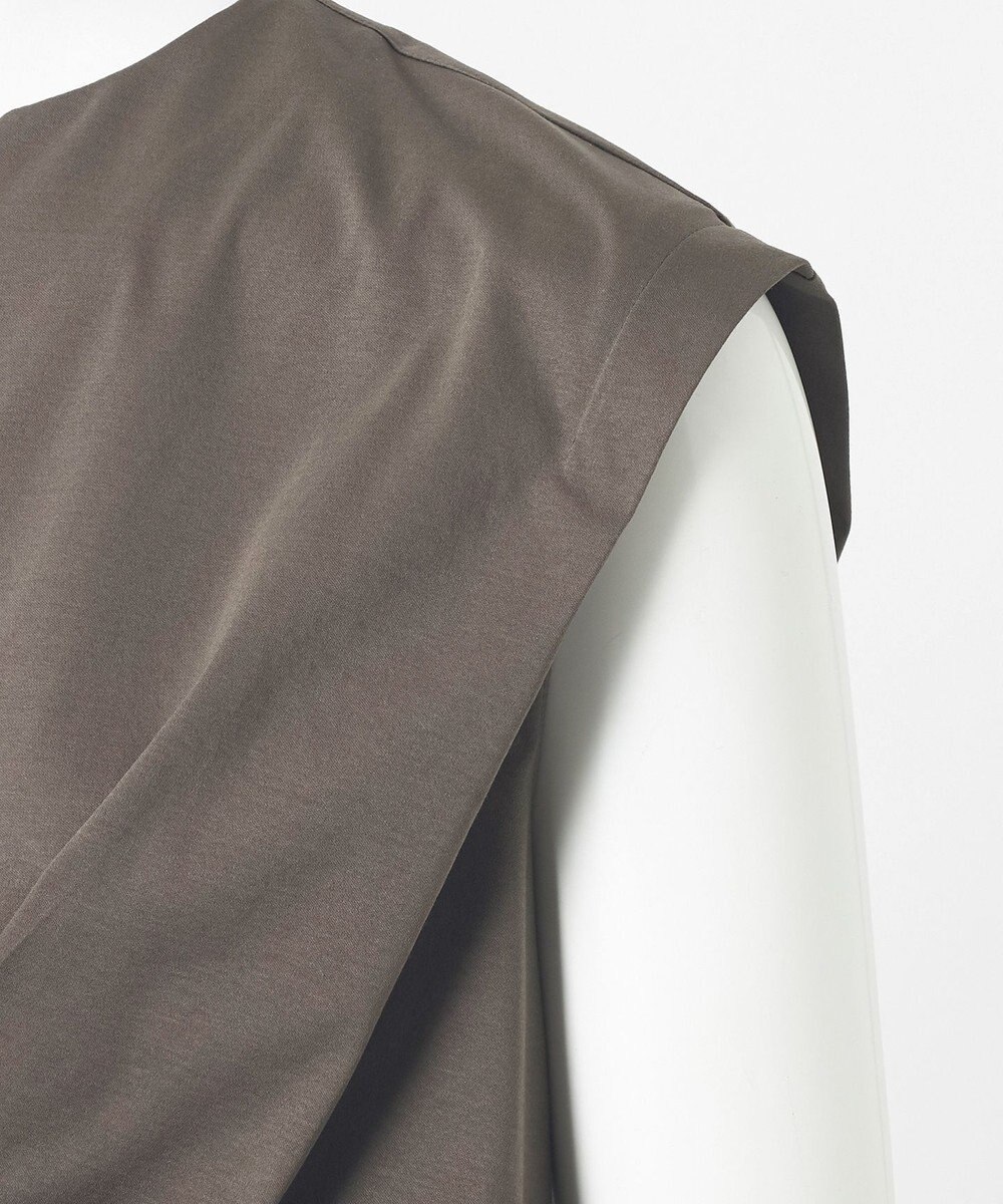 23区 【GOLD LABEL】ファインスムースジャージー カシュクールデザイン カットソー 