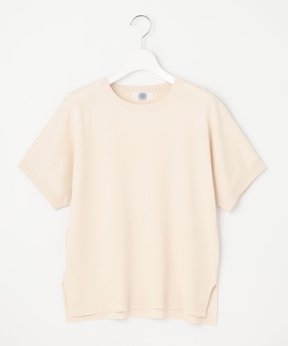 J.PRESS LADIES 【洗える】 レーヨンエリートストレッチ ドルマン ニット Tシャツ 