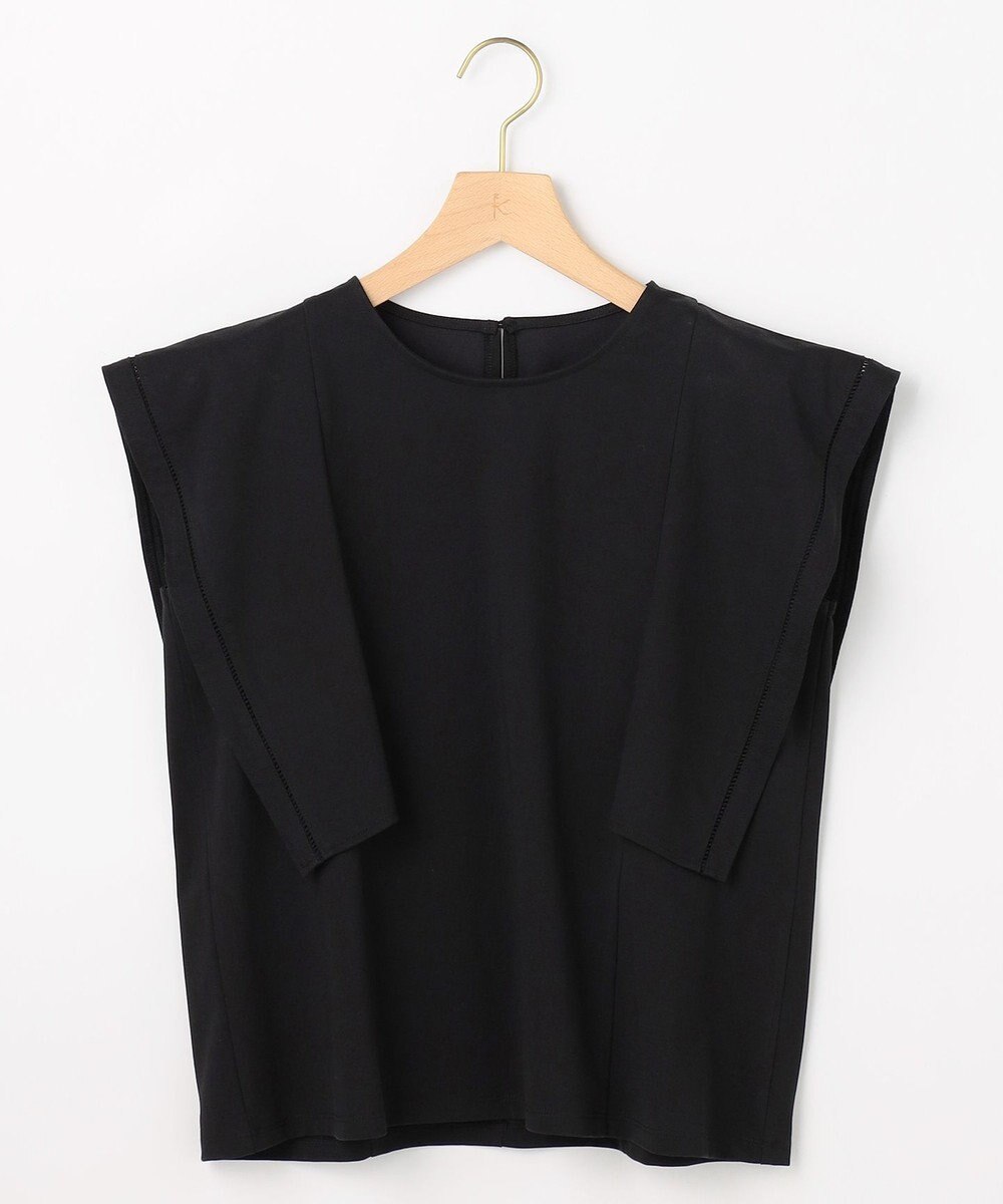 組曲 【先行予約】プレーティング天竺 フレアスリーブカットソー 