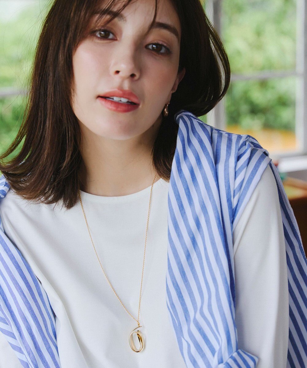 Tiaclasse メタルリボンロールネックレス 