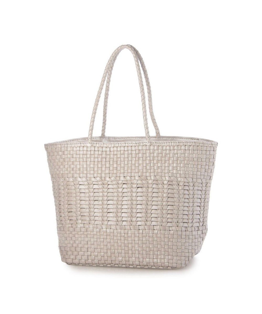 UNBILLION ペルケ perche / 牛革メッシュ編みトートL 