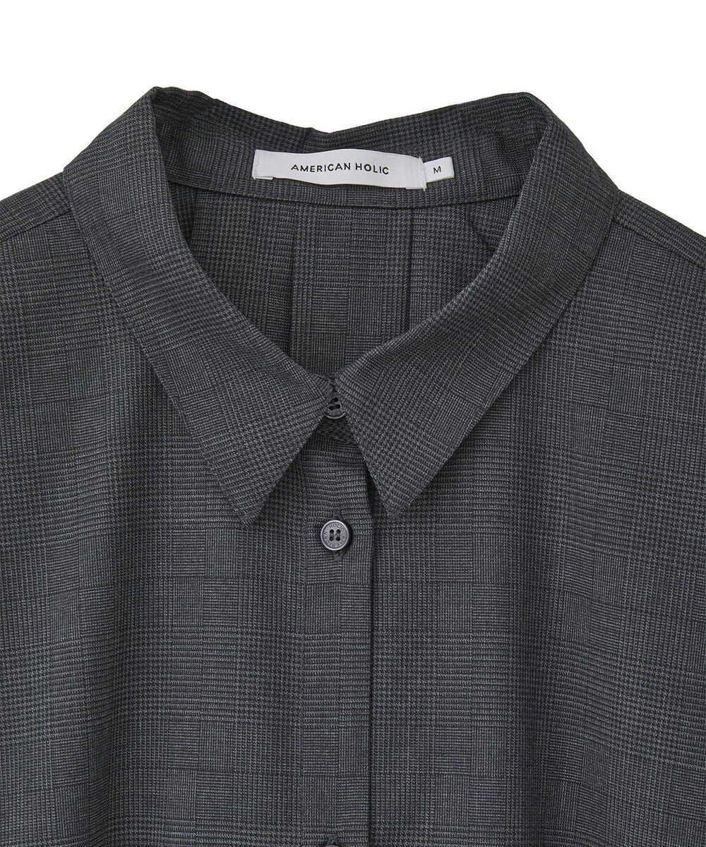 AMERICAN HOLIC イージーケアコクーンバックタックシャツ 