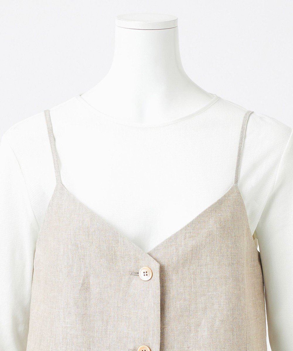 23区 L 【GOLD LABEL】MANTECO スーペリアリネン ジレ 