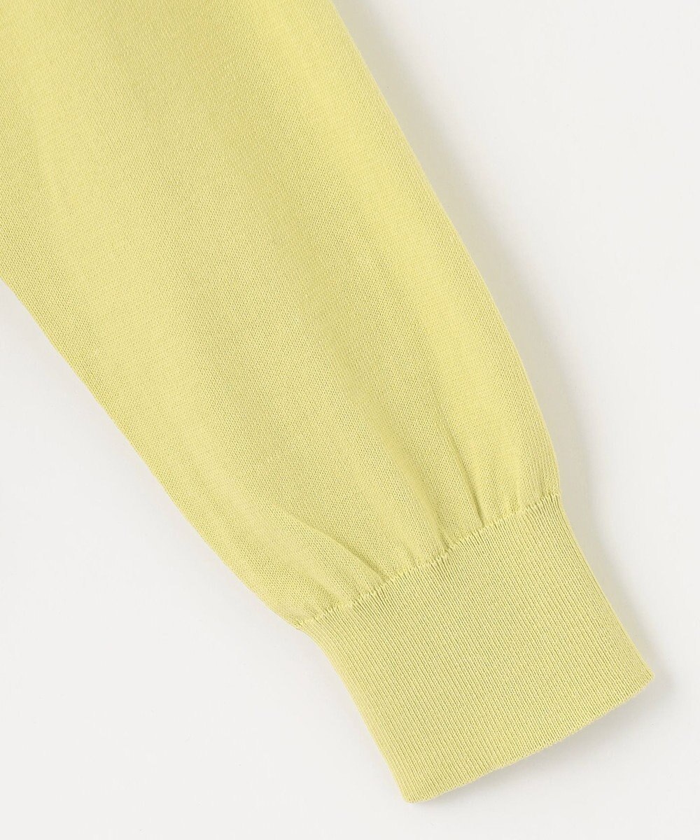 J.PRESS LADIES 【洗える】BASIC HT-COTTON クルーネック カーディガン 